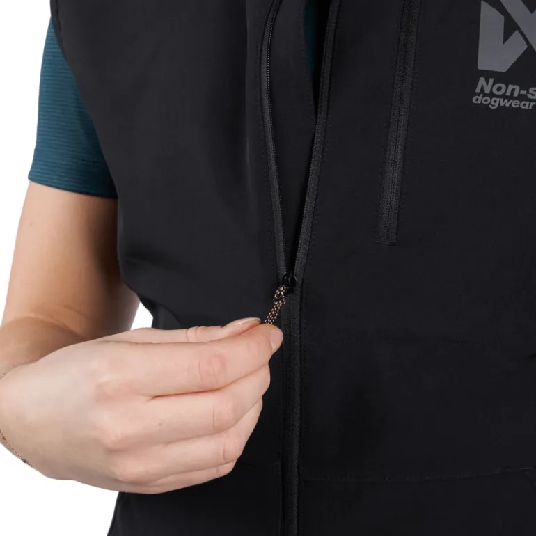 Non-stop dogwear Obedience vest light naisten treeniliivi, musta