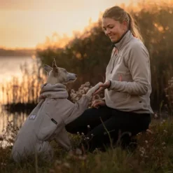 Non-stop dogwear Trail quest fleece overall fleecehaalari, sand