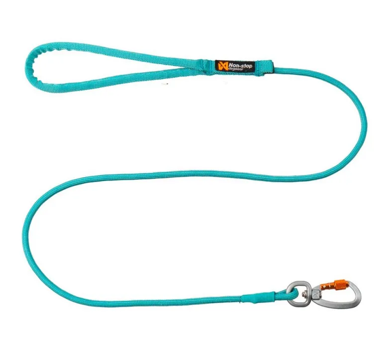 Non-stop dogwear Trekking rope leash köysitalutin, teal