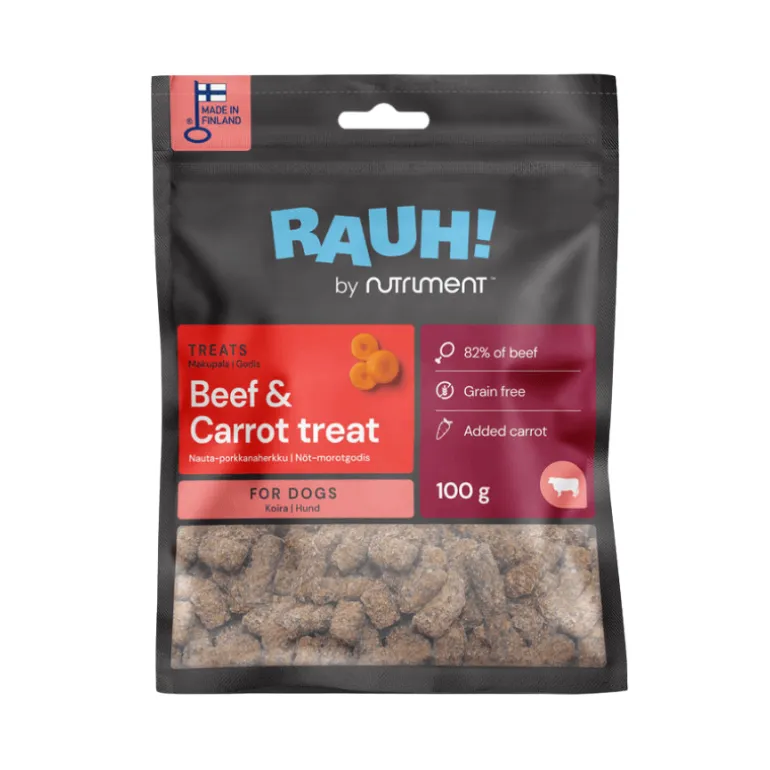 Nutriment Beef-Carrot Treat nauta-porkkanaherkku 100 g