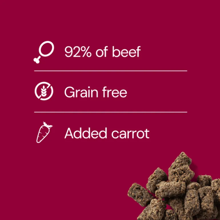 Nutriment Beef-Carrot Treat nauta-porkkanaherkku 100 g