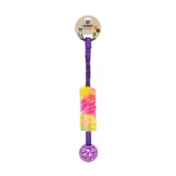 Ozami Play-n-tug vetolelu pallolla ja lyhytkarvaisella patukalla 65 cm, unicorn