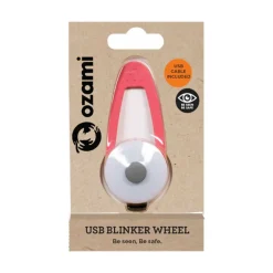 Ozami Wheel koiran vilkkuvalo, rosa