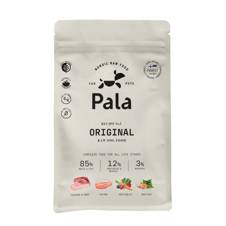 Pala Resepti #1 Original viljaton koiranruoka