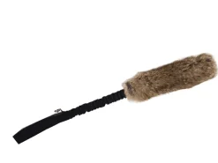 PawsMade Kaninkarvainen koiran vetolelu bungee kahvalla