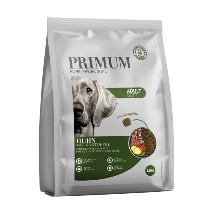 Primum Soft Adult Kana & peruna puolikostea koiranruoka