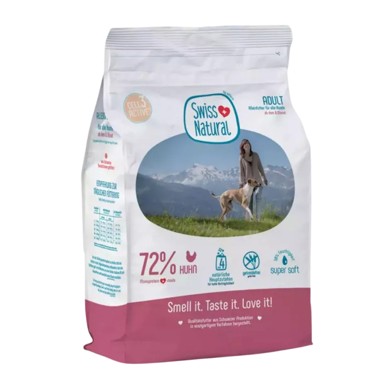 Swiss Natural Adult kana 4 kg puolikostea täysravinto
