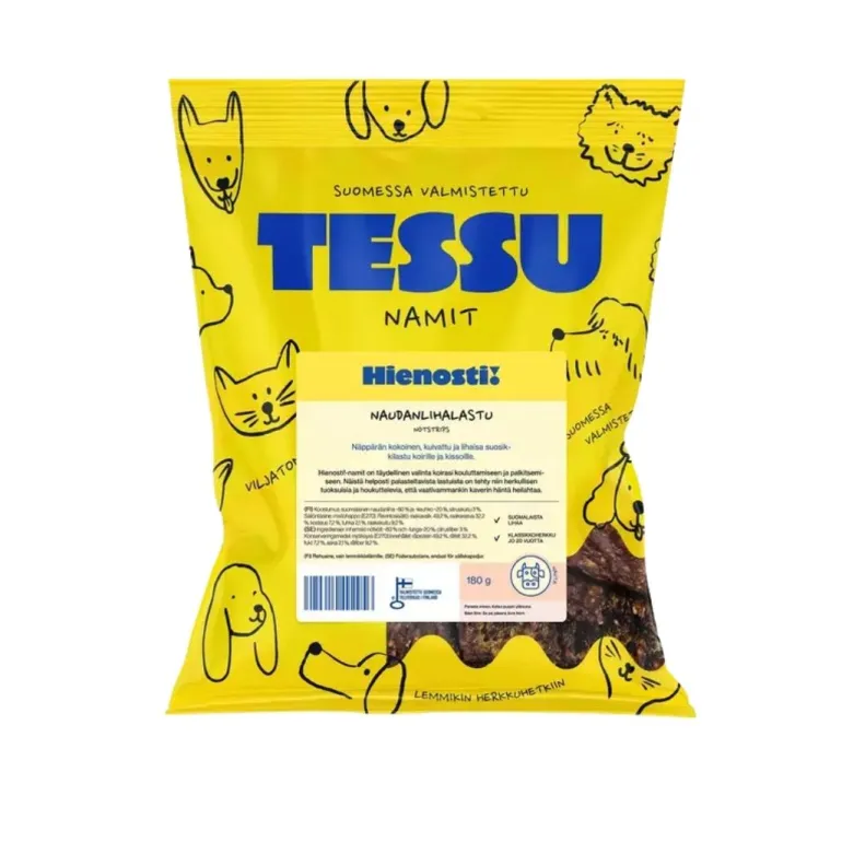 Tessu Hienosti! Naudanlihalastu 180g