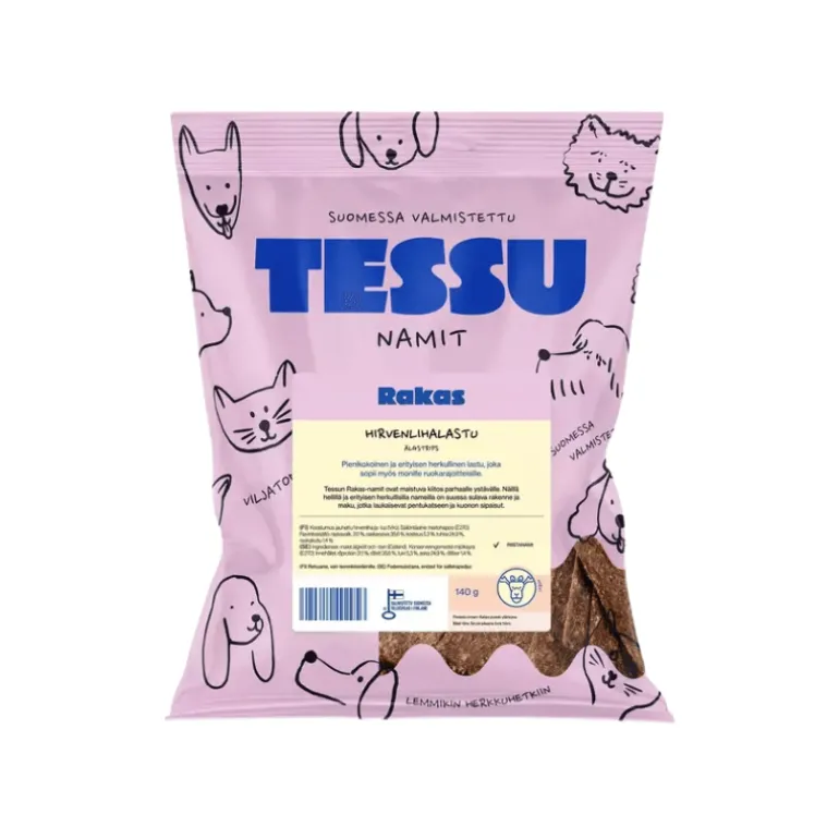 Tessu Rakas Hirvenlihalastu 140 g