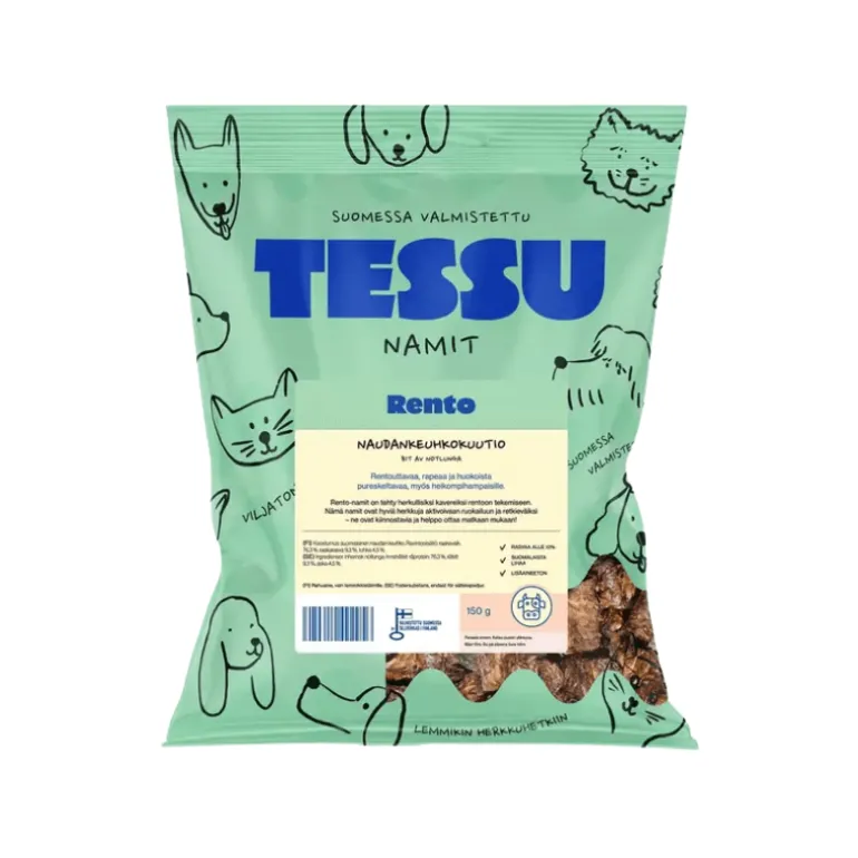 Tessu Rento Naudankeuhkokuutio 150 g