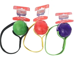 Vijue Kong Squeezz Ball vinkupallo grip-liinalla, sininen