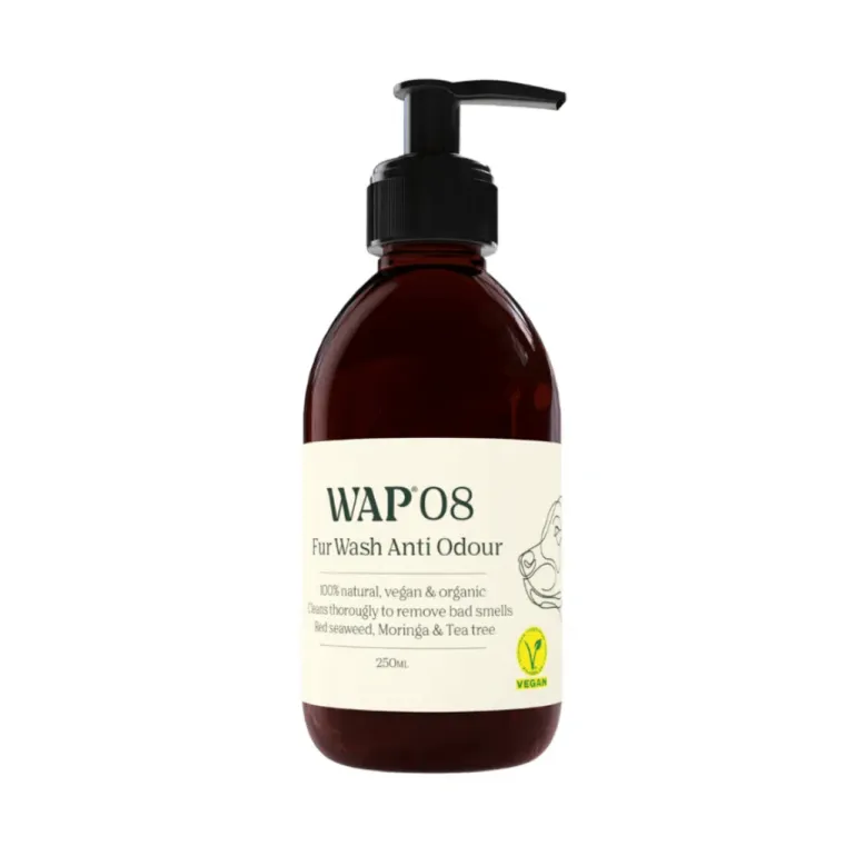 WAP 08 hajuja poistava shampoo lemmikille 250 ml