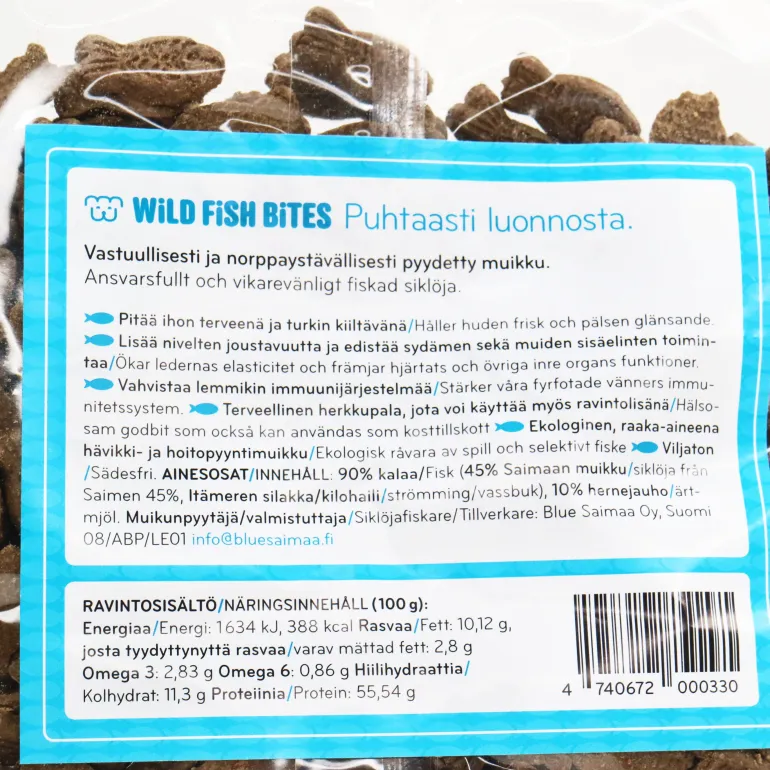Wild Fish Bites Muikkukeksi 100 g