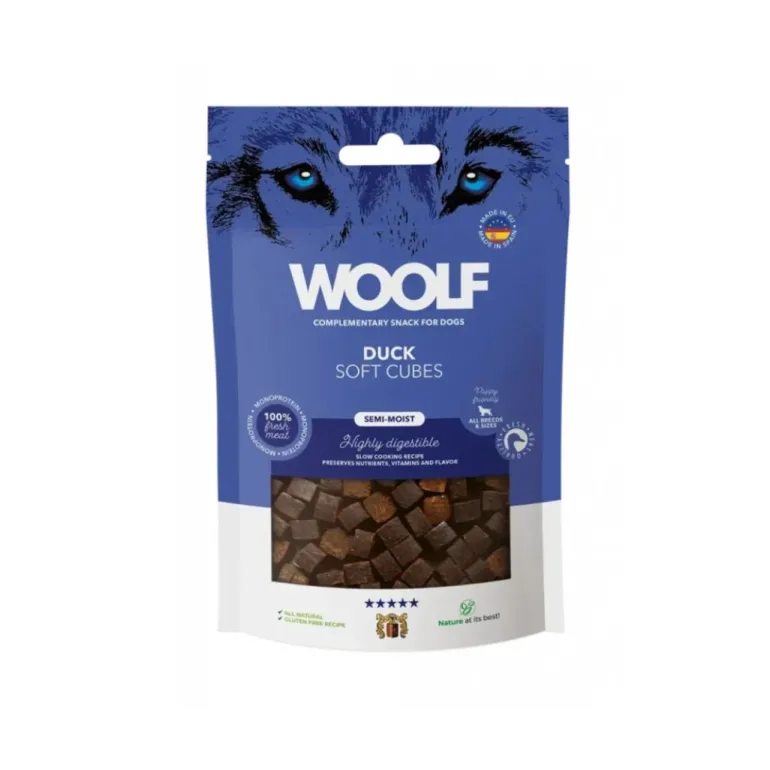 Woolf Soft Cubes ankka 100 g