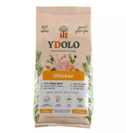YDOLO Healthy & Pure Chicken puolikostea koiranruoka