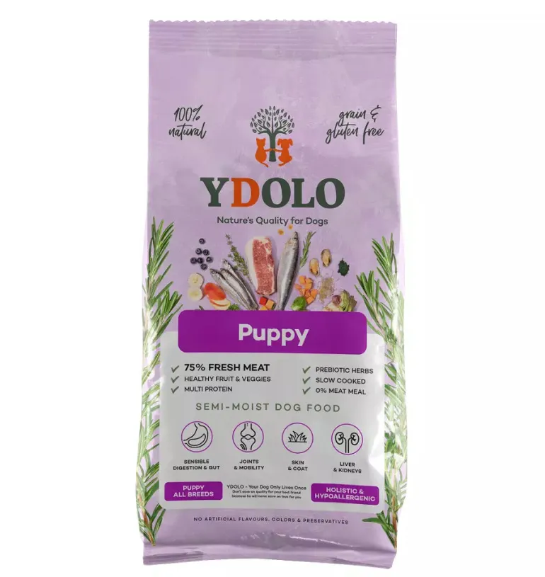 YDOLO Healthy & Pure Puppy puolikostea penturuoka