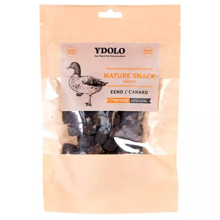 YDOLO Nature Snacks Duck Mini koiran makupalat ankka 125 g